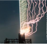 lightening Lightening at space launch