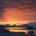 A twilit Antarctic landscape. Reproduced from BAS.